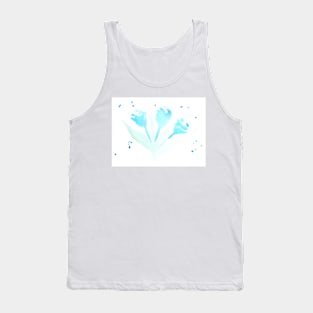 flowers, floral, gift, spring, summer, watercolor, illustration, painting, art, good mood, plant Tank Top